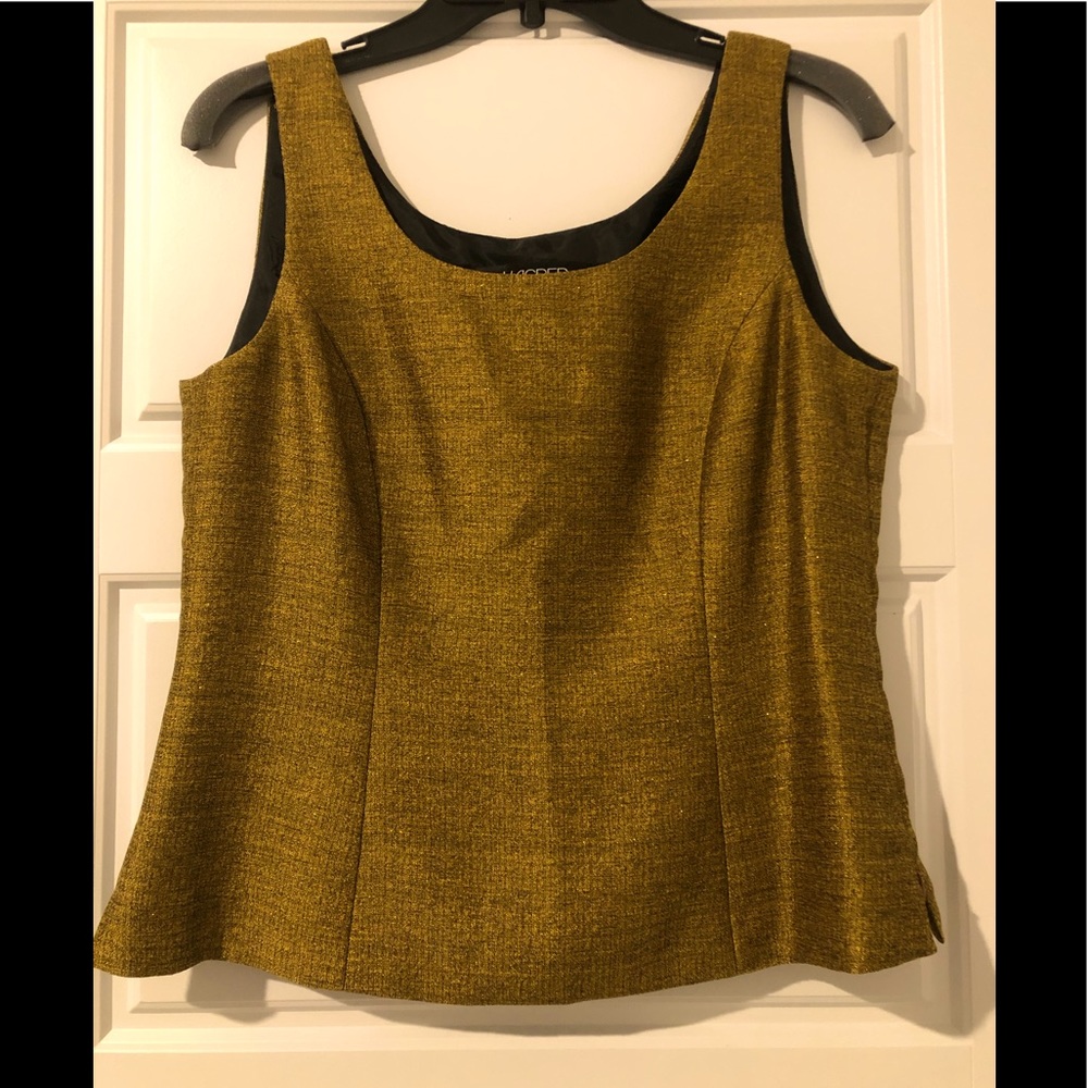 Kasper gold blouse